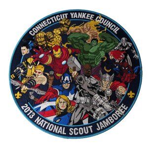 2013 National Scout Jamboree Connecticut Yankee Council Avengers LG Patch Marvel